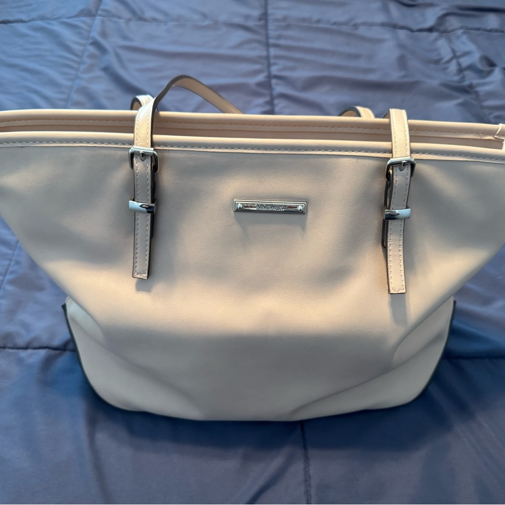Nine West Beige Tote Bag